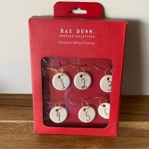 New Rae Dunn White Wine Glass Charms 🍸